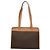 Céline Borsa a spalla in tela Macadam CELINE in pelle PVC marrone oro Auth sw165 D'oro - vista 2