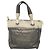 CHANEL Paris Biarritz PM Tote Bag Beschichtete Leinwand Silber CC Auth bs23887 - Ansicht 2