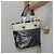 CHANEL Paris Biarritz PM Tote Bag Beschichtete Leinwand Silber CC Auth bs23887 - Ansicht 23