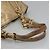 PRADA Tote Bag Leder Goldton Auth EC905 - Ansicht 7
