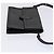 Saint Laurent Borsa a spalla in pelle goffrata nera Auth sw162 Nero - vista 3