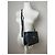 Vintage Courreges Paris Leder Tasche Schwarz - Ansicht 2