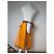 Gonna vintage Yves Saint Laurent nera e gialla Arancione - vista 2