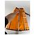 Gonna vintage Yves Saint Laurent nera e gialla Arancione - vista 7