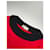 Vintage Courreges Wollpullover rot schwarz M - Ansicht 14
