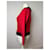 Vintage Courreges Wollpullover rot schwarz M - Ansicht 3