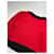 Vintage Courreges Wollpullover rot schwarz M - Ansicht 5