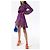 Autre Marque Halpern Pink Ombre Pailletten Kleid - Ansicht 2