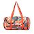 Duffle Hermès Borsa Boston Cavalcadour 44 in seta d'aria Hermes Multicolore Arancione