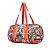 Duffle Hermès Borsa Boston Cavalcadour 44 in seta d'aria Hermes Multicolore Arancione - vista 2