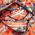 Duffle Hermès Borsa Boston Cavalcadour 44 in seta d'aria Hermes Multicolore Arancione - vista 6