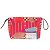Silk In Hermès Borsa Hermes Foorby 20 in pochette di seta rossa Rosso - vista 2