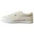 Baskets basses en cuir blanc Fendi
