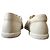 Baskets basses en cuir blanc Fendi - vue 3