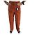 Pantalones Tommy Hilfiger de algodón Terracota Caramelo
