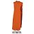 Valentino Garavani Valentino Midi Asymmetric Tent Dress in Orange Silk - view 6