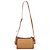 Borsa a spalla Tod's T Timeless in Rafia e Pelle Marrone - vista 3