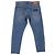 Jeans droit en coton bleu avec logo Alexander Mcqueen - vue 2