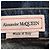 Jeans droit en coton bleu avec logo Alexander Mcqueen - vue 3