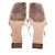 By Far Cross-Strap Slip-On Heels in White Leather Cream - view 14