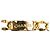 Chanel Cambon Coco Mark Medaillon Kettengürtel Golden Metallisch - Ansicht 4