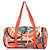 Duffle Hermès Seidenduffelbag orange mehrfarbig