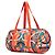 Duffle Hermès Seidenduffelbag orange mehrfarbig - Ansicht 2