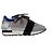 Day Baskets Balenciaga Race Runner en marbre en suède gris - vue 12