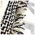 Borsa a Spalla Chanel Coconeige Fringe CC Logo Bianco - vista 12