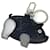 Louis Vuitton Monogram Eclipse Portocle Animal Pig Bag Charm Keychain Black Cloth  ref.2136739