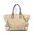 Chanel Deka Coco CC Logo Shoulder Bag Beige - view 2