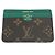 Tarjetero Monogram Louis Vuitton Castaño Verde