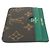 Tarjetero Monogram Louis Vuitton Castaño Verde - vista 3