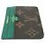Tarjetero Monogram Louis Vuitton Castaño Verde - vista 4