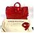 Borsa Keepall Bandoulière 50 Monogram Prism Trasparente Louis Vuitton Rosso - vista 18