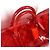 Borsa Keepall Bandoulière 50 Monogram Prism Trasparente Louis Vuitton Rosso - vista 4