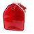 Borsa Keepall Bandoulière 50 Monogram Prism Trasparente Louis Vuitton Rosso - vista 5