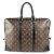 Borsa tote Monogram Macassar Louis Vuitton Marrone Nero