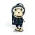 MCM A BATHING APE Milo Visetos Portachiavi Charm Nero