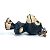MCM A BATHING APE Milo Visetos Portachiavi Charm Nero - vista 3