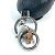 MCM A BATHING APE Milo Visetos Portachiavi Charm Nero - vista 4