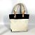 Chanel A34208 CC Coco Mark Paris Biarritz PM Borsa Tote Nero Bianco - vista 2