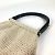 Borsa a mano in plastica a rete con logo Chanel Nero Beige - vista 12