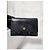Portafoglio trifold con patta in tela rivestita e pelle MCM Visetos Nero/Grigio