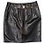 Falda de cuero sintético Moschino Jeans Negro