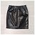 Falda de cuero sintético Moschino Jeans Negro - vista 2