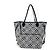 Borsa tote Neverfull MM Monogram Louis Vuitton dal 1854 Nero Bianco
