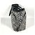Borsa tote Neverfull MM Monogram Louis Vuitton dal 1854 Nero Bianco - vista 4