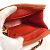 Chanel Vintage CC Coco Mark gesteppte Wildleder Schultertasche Orange - Ansicht 12