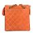 Chanel Vintage CC Coco Mark gesteppte Wildleder Schultertasche Orange - Ansicht 2